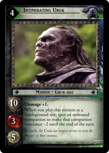 Intimidating Uruk (11U189)