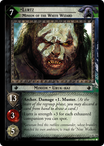 Lurtz, Minion of the White Wizard (11R194)