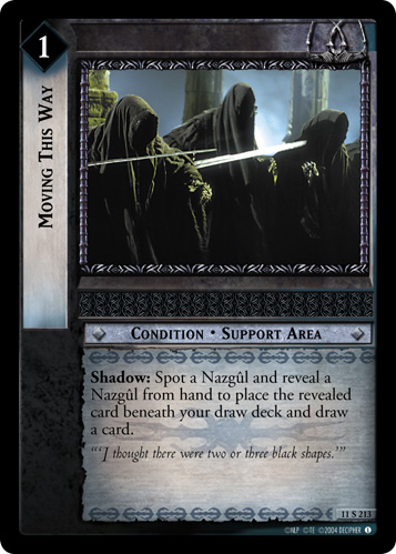 Moving This Way (11S213)