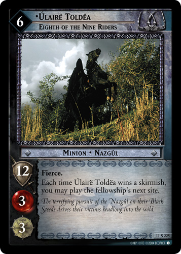 Ulaire Toldea, Eighth of the Nine Riders (11S225)