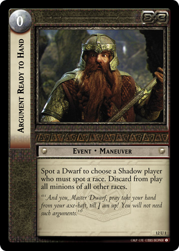 Argument Ready to Hand (12U1)