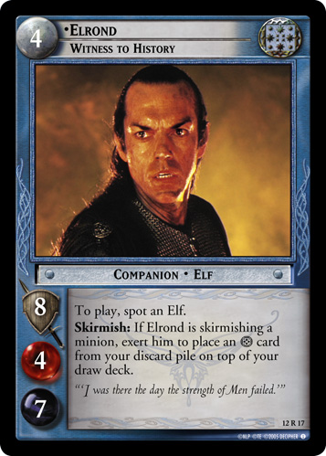 Elrond, Witness to History (12R17)