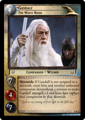 Gandalf, The White Rider (12R27)