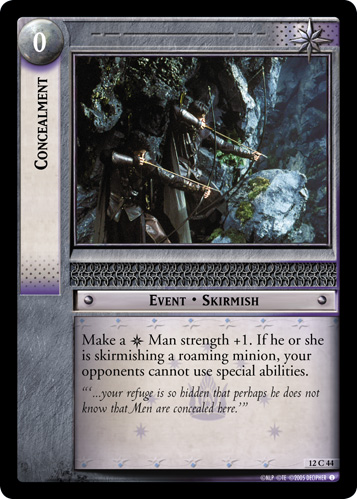 Concealment (12C44)