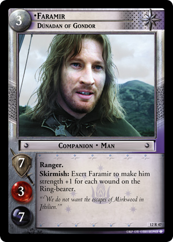 Faramir, Dunadan of Gondor (12R47)
