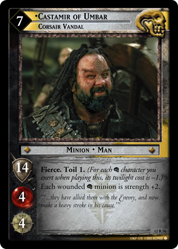 Castamir of Umbar, Corsair Vandal (12R56)