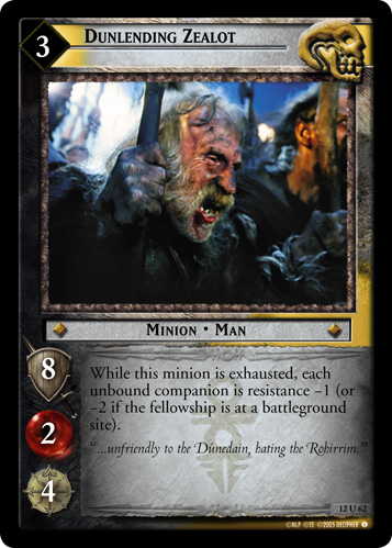 Dunlending Zealot (12U62)