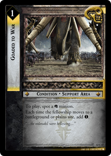 Goaded to War (12C67)