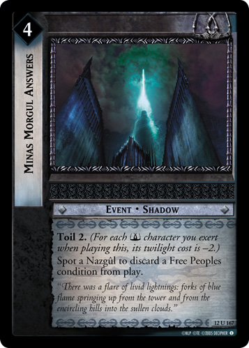 Minas Morgul Answers (12U167)