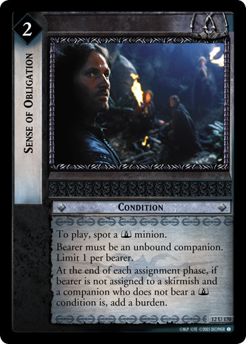 Sense of Obligation (12U170)