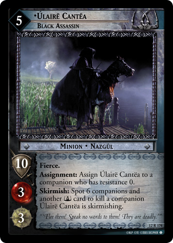 Ulaire Cantea, Black Assassin (12R174)