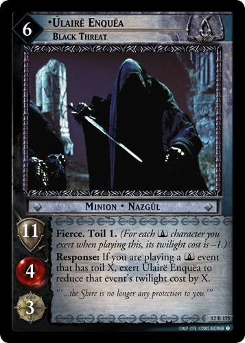 Ulaire Enquea, Black Threat (12R175)