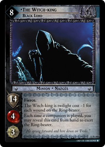 The Witch-king, Black Lord (12R183)