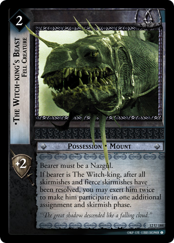 The Witch-king's Beast, Fell Creature (12U184)