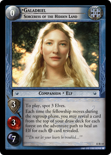 Galadriel, Sorceress of the Hidden Land (13R15)