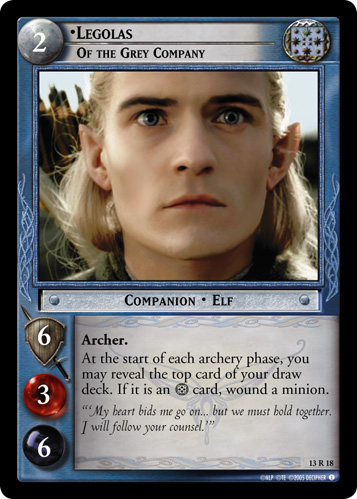 Legolas, Of the Grey Company (13R18)