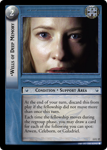 Wells of Deep Memory (13U27)