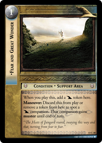 Fear and Great Wonder (13C30)