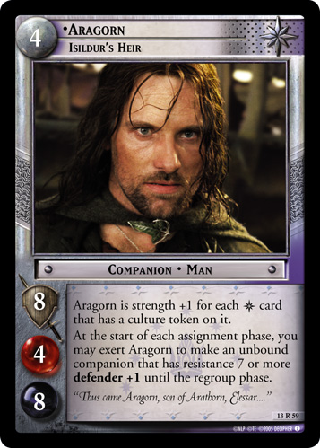 Aragorn, Isildur's Heir (13R59)
