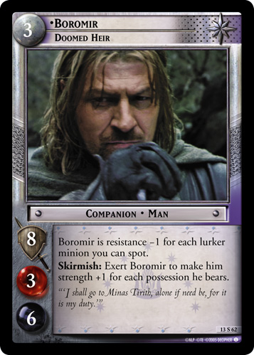 Boromir, Doomed Heir (13S62)