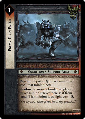 Enemy Upon Enemy (13U106)