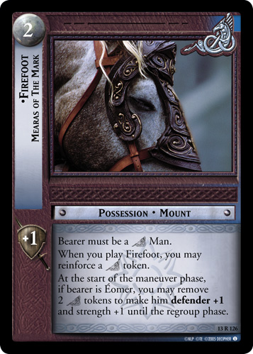 Firefoot, Mearas of the Mark (13R126)