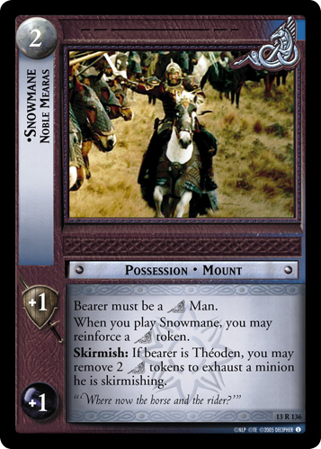 Snowmane, Noble Mearas (13R136)