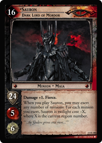 Sauron, Dark Lord of Mordor (13R140)