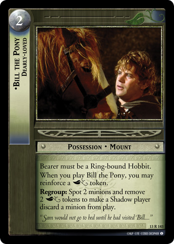 Bill the Pony, Dearly-loved (13R143)