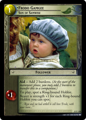 Frodo Gamgee, Son of Samwise (13U150)