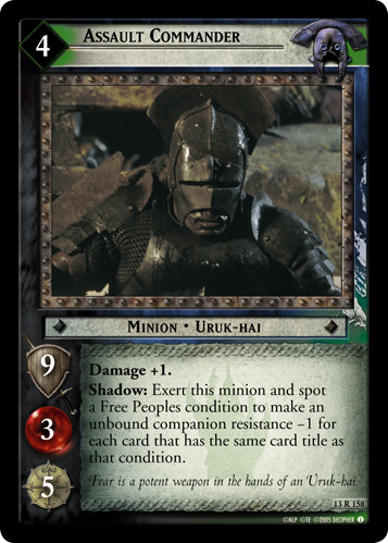 Assault Commander (13R158)