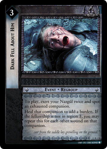 Dark Fell About Him (13R178)