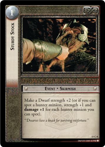 Sturdy Stock (15C8)