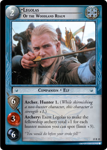 Legolas, of the Woodland Realm (15R19)