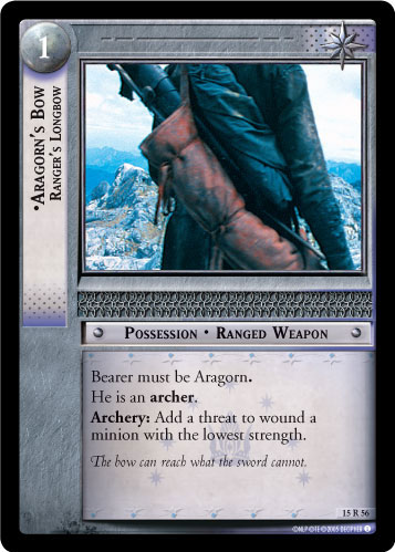 Aragorn's Bow, Ranger's Longbow (15R56)