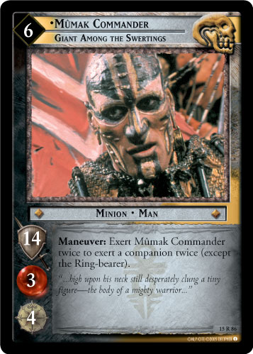 Mumak Commander, Giant Among the Swertings (15R86)