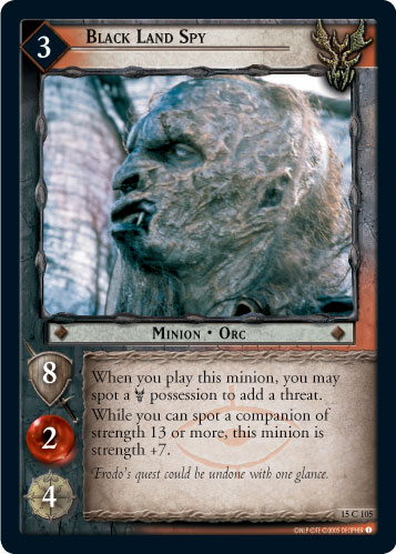 Black Land Spy (15C105)