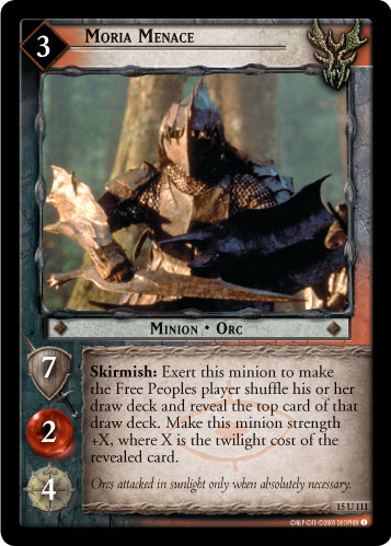 Moria Menace (15U111)