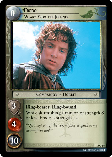 Frodo, Weary From the Journey (15C144)