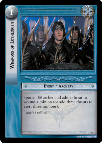 Weapons of Lothlorien (17U14)