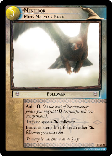 Meneldor, Misty Mountain Eagle (17U22)