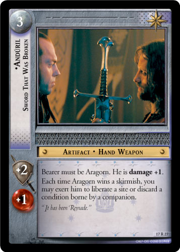 Anduril, Sword That Was Broken (17R27)