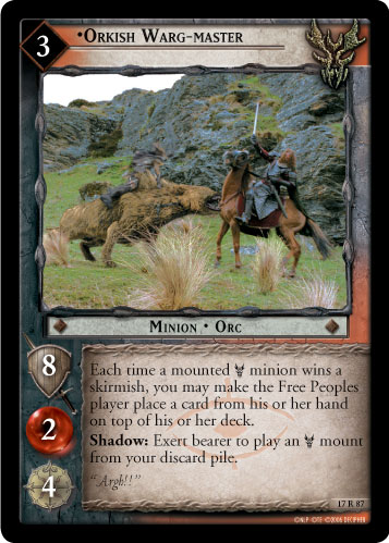 Orkish Warg-master (17R87)