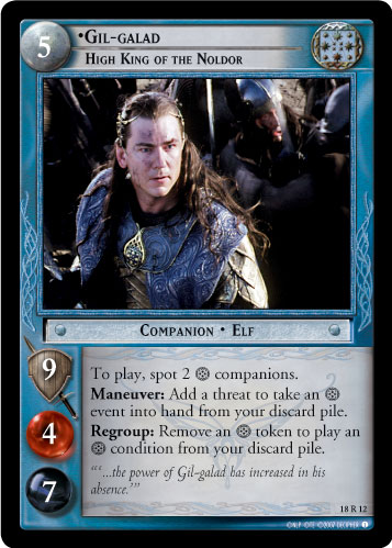 Gil-galad, High King of the Noldor (18R12)
