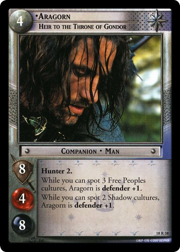 Aragorn, Heir to the Throne of Gondor (18R38)
