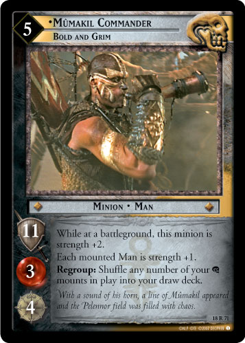 Mumakil Commander, Bold and Grim (18R71)