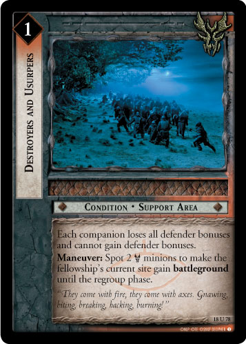 Destroyers and Usurpers (18U78)