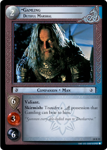 Gamling, Dutiful Marshal (18R99)