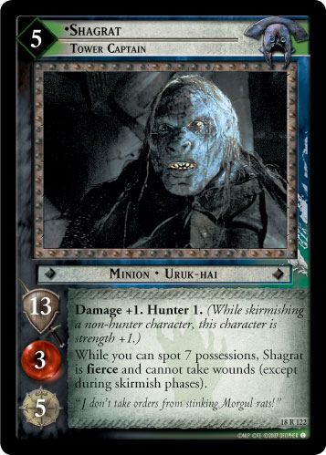 Shagrat, Tower Captain (18R122)