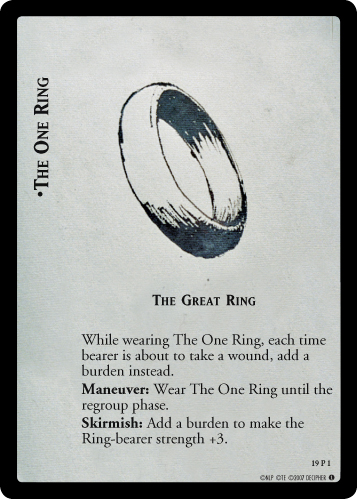 The One Ring, The Great Ring (19P1)